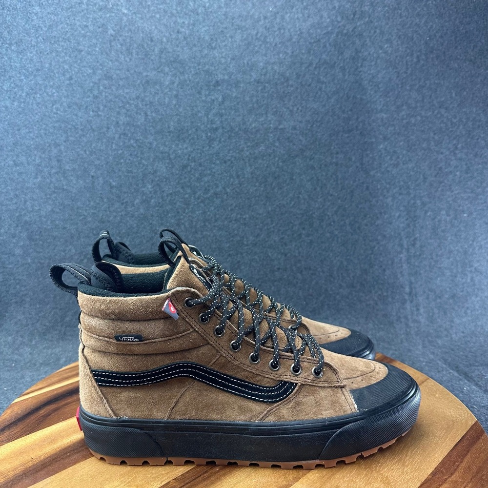Vans Sk8-Hi MTE-2 Brown Black Suede Primaloft Shoes Mens 10 721454